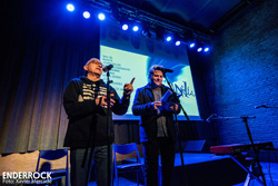 Chet i Joan Dausà a l'Enderrock Sona <p>Presentació Festival Anòlia</p><p>F: Xavier Mercadé</p>